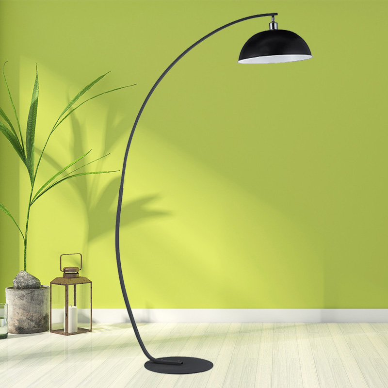 Oblouková stojací lampa Nordic Glass Shade